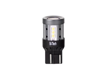 ΛΑΜΠΑΚΙ W21/5W T20 7443 W3x16q 12/24V 600lm 4W 15x3030SMD LED CAN-BUS PLATINIUM ΛΕΥΚΟ BLISTER - 1 ΤΕΜ.