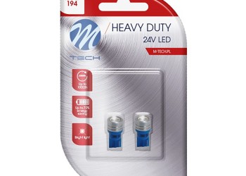 T10 W5W 24V W1,2x9,5d LED 1xHP ΜΠΛΕ ΔΙΑΘΛΑΣΗ (ΚΑΡΦΩΤΟ ΑΚΑΛΥΚΟ) BLISTER 2ΤΕΜ. M-TECH