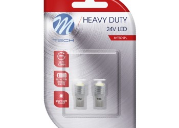 T10 W5W 24V W1,2x9,5d LED 1xHP ΛΕΥΚΟ ΔΙΑΘΛΑΣΗ (ΚΑΡΦΩΤΟ ΑΚΑΛΥΚΟ) BLISTER 2ΤΕΜ. M-TECH