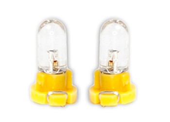 ΛΑΜΠΑΚΙΑ LED T3 12V LED 6.000K ΚΙΤΡΙΝΟ ΦΩΣ 8mm DGA - 2ΤΕΜ.