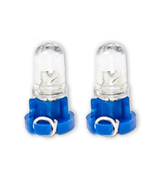 ΛΑΜΠΑΚΙΑ LED T3 12V LED 6.000K ΜΠΛΕ ΦΩΣ 8mm DGA - 2ΤΕΜ.