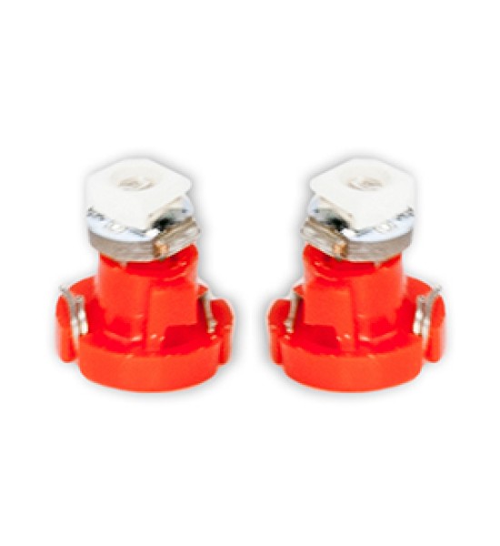 ΛΑΜΠΑΚΙΑ LED T3 12V 1xSMD LED 6.000K ΚΟΚΚΙΝΟ ΦΩΣ 8mm DGA - 2ΤΕΜ.