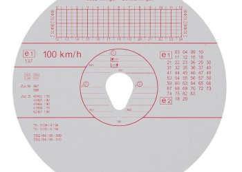 ΤΑΧΟΓΡΑΦΟΙ KIENZLE VDO 100km/h 100ΤΕΜ