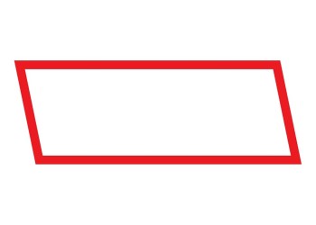 ΑΝΑΚΛΑΣΤΙΚΟ ΑΥΤΟΚΟΛΛΗΤΟ ΛΕΥΚΟ ΜΕ ΚΟΚΚΙΝΟ ΠΕΡΙΓΡΑΜΜΑ 120x307mm - 1 ΤΕΜ.