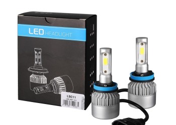 H11 LED SET C6 9-32V 6.500K 10.000lm 4 X 10W ΛΑΜΠΑ ΜΕ COB EPISTAR 1021 LED ΚΑΙ ΑΝΕΜΙΣΤΗΡΑΚΙ M-TECH - 2 ΤΕΜ.