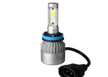 H11 LED SET C6 9-32V 6.500K 10.000lm 4 X 10W ΛΑΜΠΑ ΜΕ COB EPISTAR 1021 LED ΚΑΙ ΑΝΕΜΙΣΤΗΡΑΚΙ M-TECH - 2 ΤΕΜ.