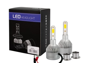 H3 LED SET C6 12/24V 6.500K 10.000lm 80W ΛΑΜΠΑ ΜΕ COB EPISTAR 1021 LED ΚΑΙ ΑΝΕΜΙΣΤΗΡΑΚΙ M-TECH - 2 ΤΕΜ.
