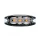 Amio - ΣΤΡΟΜΠΟ 12/24V 8x3x0,9cm ΠΟΡΤΟΚΑΛΙ 3LED 9W (3x3W) R65 R10 - 1 ΤΕΜ. (02297/AM)