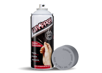 ΦΙΛΜ ΣΕ ΣΠΡΕΥ WRAPPER RAL COLOURS ΓΚΡΙ ΑΣΗΜΙ 400ml – 1 ΤΕΜ.