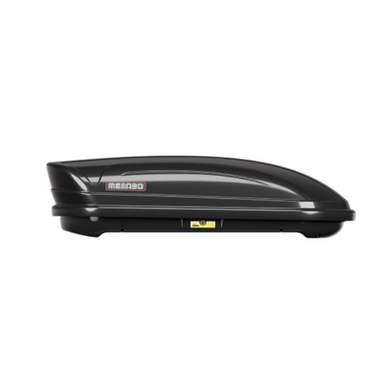 Menabo - Μπαγκαζιέρα Οροφής Mania 320 Black σε Μαύρο Χρώμα με Γυαλιστερή Υφή - 1 τεμ. (3610/MB)