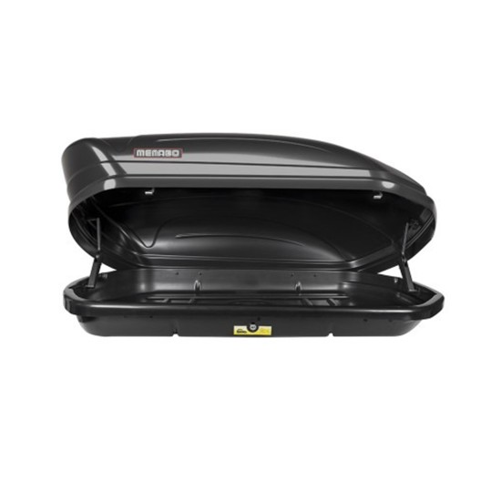 Menabo - Μπαγκαζιέρα Οροφής Mania 320 Black σε Μαύρο Χρώμα με Γυαλιστερή Υφή - 1 τεμ. (3610/MB)