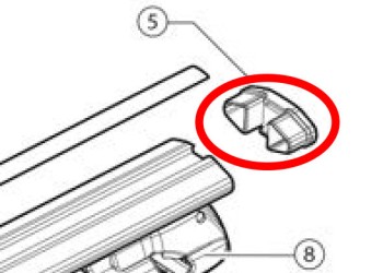 ΑΝΤΑΛΛΑΚΤΙΚΑ ΠΡΟΣΤΑΤΕΥΤΙΚΑ ΣΥΡΤΑΡΩΤΑ ΚΑΠΑΚΙΑ ΓΙΑ ΜΠΑΡΕΣ ΟΡΟΦΗΣ LEOPARD/LINCE/JACKSON/BLADE MENABO 4ΤΕΜ