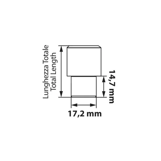 Lampa - Παξιμάδια ασφάλειας με ίσια κεφαλή τύπου 1/2x20 15/35mm για αυτοκίνητα, κατασκευασμένα από ανθεκτικό υλικό για μέγιστη ασφάλεια και σταθερότητα κατά τη στερέωση τροχών και άλλων εξαρτημάτων – 21 τεμ. (L.MG21120SU J010)