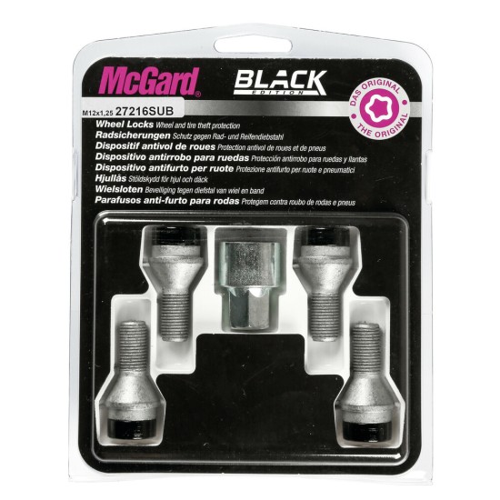 ΜΠΟΥΛΟΝΙΑ ΑΣΦΑΛΕΙΑΣ 12x1,25 22mm (17) ΚΩΝΙΚΑ ΜΑΥΡΑ A010