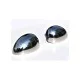 ΚΑΠΑΚΙΑ ΚΑΘΡΕΠΤΩΝ ΓΙΑ MINI CLUBMAN HB 3D R55 2007-2014 / COOPER R56 / R57 / R58 / R59 / COUNTRYMAN ΧΡΩΜΙΟ 2ΤΕΜ ΜΕΤΑΛΛΙΚΑ