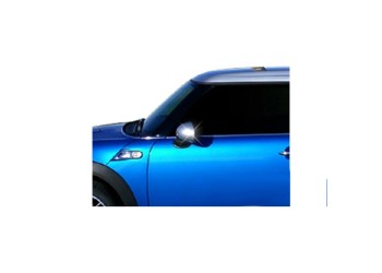 ΚΑΠΑΚΙΑ ΚΑΘΡΕΠΤΩΝ ΓΙΑ MINI CLUBMAN HB 3D R55 2007-2014 / COOPER R56 / R57 / R58 / R59 / COUNTRYMAN ΧΡΩΜΙΟ 2ΤΕΜ ΜΕΤΑΛΛΙΚΑ