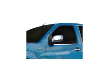 ΚΑΠΑΚΙΑ ΚΑΘΡΕΠΤΩΝ ΓΙΑ NISSAN PATHFINDER SUV R51 2005-2012 / NAVARA D40 / SUZUKI EQUATOR ΧΡΩΜΙΟΥ 2 ΤΕΜ. ΜΕΤΑΛΛΙΚΑ