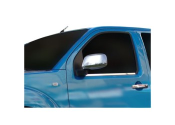 ΚΑΠΑΚΙΑ ΚΑΘΡΕΠΤΩΝ ΓΙΑ NISSAN PATHFINDER SUV R51 2005-2012 / NAVARA D40 / SUZUKI EQUATOR ΧΡΩΜΙΟΥ 2 ΤΕΜ. ΜΕΤΑΛΛΙΚΑ