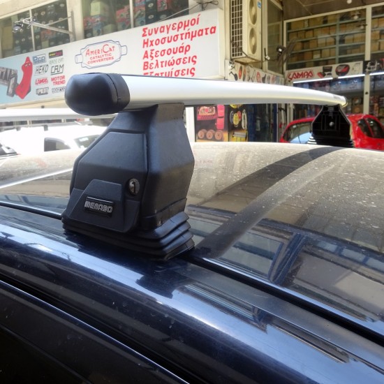 KIT ΜΕ ΜΠΑΡΕΣ ΟΡΟΦΗΣ ΓΙΑ MITSUBISHI LANCER 4D / 5D 07/2008+ ΑΛΟΥΜΙΝΙΟΥ TEMA MENABO (AL1-3360-FIX501FP)-2 ΤΕΜ.