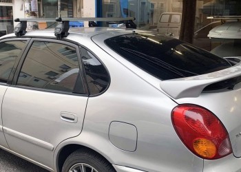 KIT ΜΕ ΜΠΑΡΕΣ ΟΡΟΦΗΣ ΓΙΑ TOYOTA COROLLA HTB 5D 1997-2001 ΑΛΟΥΜΙΝΙΟΥ TEMA MENABO (AL1-3360-FIX026G)-2 ΤΕΜ.