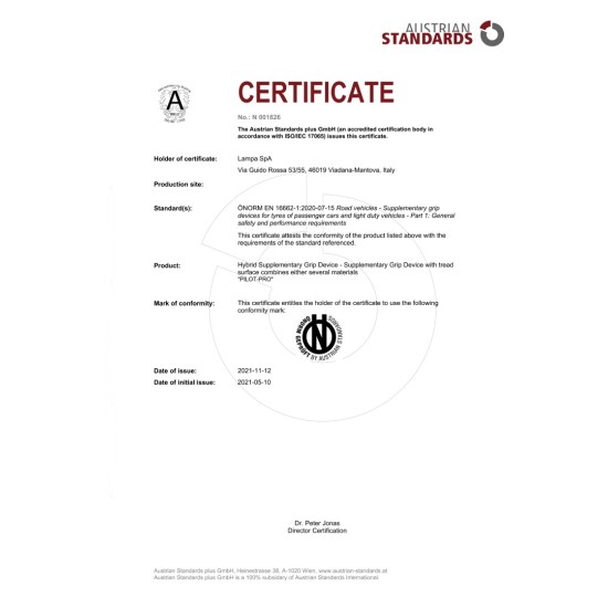 ΑΛΥΣΙΔΑ ΧΙΟΝΙΟΥ PILOT-PRO P-1 LAMPA ΜΕ ΘΡΑΥΣΤΕΣ ΠΑΓΟΥ ΚΑΙ ΠΙΑΣΙΜΟ ΣΤΟ ΜΠΟΥΛΟΝΙ ΤΟΥ ΤΡΟΧΟΥ - 2 ΤΕΜ.