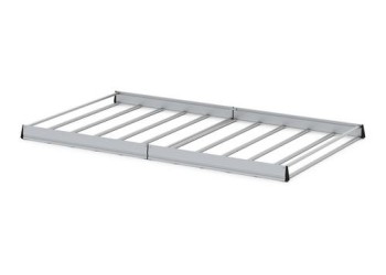 ΣΧΑΡΑ ΟΡΟΦΗΣ KARGO RACK 340x145cm ΣΙΔΕΡΕΝΙΑ ΜΕ ΠΛΑΙΝΑ ΠΡΟΦΙΛ ΑΛΟΥΜΙΝΙΟΥ