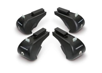 KIT ΑΚΡΑ (ΠΟΔΙΑ) ΓΙΑ ΣΙΔΕΡΕΝΙΕΣ ΜΠΑΡΕΣ NORDRIVE SW ME ΚΛΕΙΔΙ - 4 TEM.