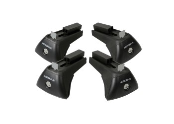 KIT ΑΚΡΑ (ΠΟΔΙΑ) RAIL-X ΓΙΑ ΑΛΟΥΜΙΝΙΟΥ ΜΠΑΡΕΣ QUADRA NORDRIVE ME FLUSH RAILING ME ΚΛΕΙΔΙ - 4 TEM.