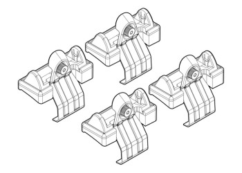 ΑΚΡΑ ΓΙΑ ΜΠΑΡΕΣ NORDRIVE ΓΙΑ FORD FUSION 10/02-11/12 KIT