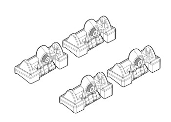 ΑΚΡΑ ΓΙΑ ΜΠΑΡΕΣ NORDRIVE ΓΙΑ RENAULT CLIO 5D 03/98-09/05 / CLIO STORIA 10/05-01/11 KIT