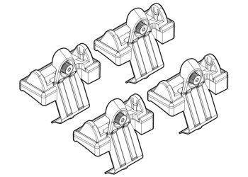 ΑΚΡΑ ΓΙΑ ΜΠΑΡΕΣ NORDRIVE ΓΙΑ NISSAN MICRA 3D/5D 01/03-10/10 KIT