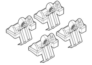 ΑΚΡΑ ΓΙΑ ΜΠΑΡΕΣ NORDRIVE ΓΙΑ ALFA ROMEO 147 3D/5D 10/00-03/11 KIT