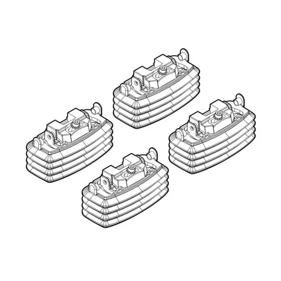 ΑΚΡΑ ΓΙΑ ΜΠΑΡΕΣ NORDRIVE ΓΙΑ MERCEDES A-CLASS W169 3D/5D 9/04-4/10 KIT