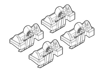 ΑΚΡΑ ΓΙΑ ΜΠΑΡΕΣ NORDRIVE ΓΙΑ SEAT ALTEA 04/04+ KIT