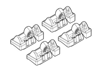 ΑΚΡΑ ΓΙΑ ΜΠΑΡΕΣ NORDRIVE ΓΙΑ HYUNDAI GETZ 5D 06/02-03/08 KIT