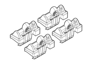 ΑΚΡΑ ΓΙΑ ΜΠΑΡΕΣ NORDRIVE ΓΙΑ PEUGEOT 1007 05/05-05/10 KIT