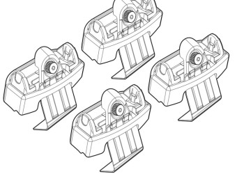 ΑΚΡΑ ΓΙΑ ΜΠΑΡΕΣ NORDRIVE ΓΙΑ VW POLO 5D 09/09+ KIT