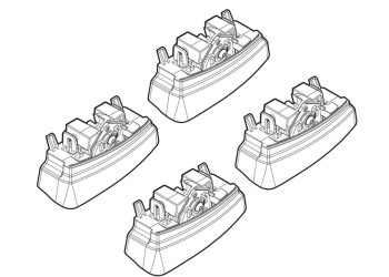 ΑΚΡΑ ΓΙΑ ΜΠΑΡΕΣ NORDRIVE ΓΙΑ PEUGEOT 3008/5008 11/09+ KIT