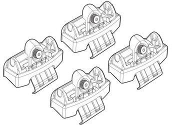 ΑΚΡΑ ΓΙΑ ΜΠΑΡΕΣ NORDRIVE ΓΙΑ CITROEN C1 5D / PEUGEOT 108 5D / TOYOTA AYGO 5D 06/14+ KIT