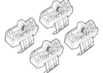 ΑΚΡΑ ΓΙΑ ΜΠΑΡΕΣ NORDRIVE ΓΙΑ FIAT 500X 11/14+ KIT