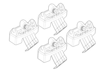 ΑΚΡΑ ΓΙΑ ΜΠΑΡΕΣ NORDRIVE ΓΙΑ MAZDA 2  5D 12/2021+ ΥΒΡΙΔΙΚΟ (HYBRID) / TOYOTA YARIS 5D 09/2020+