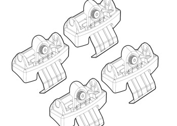 ΑΚΡΑ ΓΙΑ ΜΠΑΡΕΣ NORDRIVE ΓΙΑ HYUNDAI I20 5D 12/2020+  - 4 τεμ.