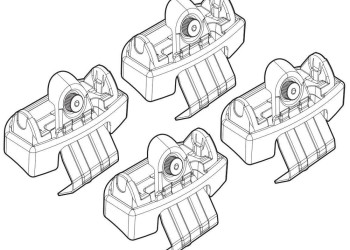 ΑΚΡΑ ΓΙΑ ΜΠΑΡΕΣ NORDRIVE ΓΙΑ CITROEN C4 (ΗΛΕΚΤΡΙΚΟ) 11/2020+  - 4 τεμ.