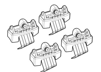 ΑΚΡΑ ΓΙΑ ΜΠΑΡΕΣ NORDRIVE ΓΙΑ RENAULT ARKANA 5D 04/2021+ - 4 τεμ.