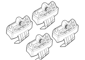ΠΟΔΙΑ ΓΙΑ ΜΠΑΡΕΣ NORDRIVE ΓΙΑ RENAULT RAFALE 04/2024+ - 4 τεμ.
