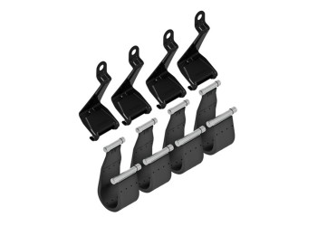 FIT-KIT ΑΚΡΑ (ΠΟΔΙΑ) ΓΙΑ ΜΠΑΡΕΣ SNAP ALU F-2 14cm ΜΟΝΟ ΓΙΑ DACIA DUSTER (RAILINGS) NORDRIVE - 4 TEM