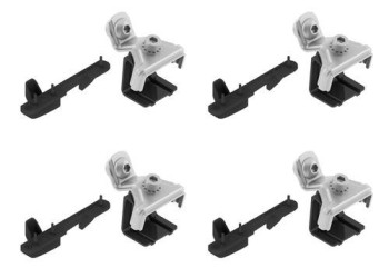 CLAMP KIT ΑΚΡΑ (ΠΟΔΙΑ) ΓΙΑ ΜΠΑΡΕΣ SNAP STEEL K-6 NORDRIVE - 4 TEM.