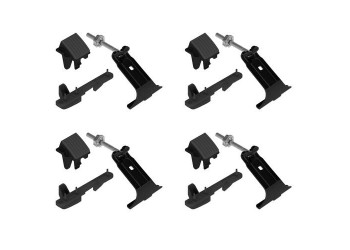 CLAMP KIT ΑΚΡΑ (ΠΟΔΙΑ) ΓΙΑ ΜΠΑΡΕΣ SNAP STEEL K-8 NORDRIVE - 4 TEM.