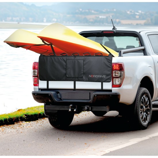 ΠΡΟΣΤΑΤΕΥΤΙΚΟ ΚΑΡΟΤΣΑΣ ΓΙΑ ΜΕΤΑΦΟΡΑ 5 ΠΟΔΗΛΑΤΩΝ ΑΔΙΑΒΡΟΧΟ TAILGATE PAD 145x50x19cm NORDRIVE - 1 τεμ.