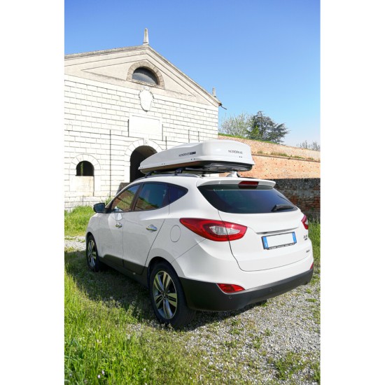 ΜΠΑΓΚΑΖΙΕΡΑ ΟΡΟΦΗΣ NORDRIVE BOX 530 LT ΛΕΥΚΗ ΜΕ ΓΥΑΛΙΣΤΕΡΗ ΥΦΗ - 1 ΤΕΜ.